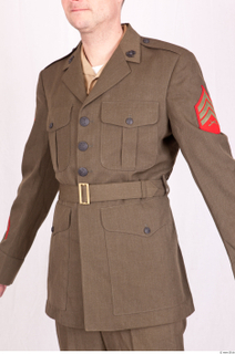  Photos Army Officer Man in uniform 1 20th century Army Officer jacket upper body 0002.jpg